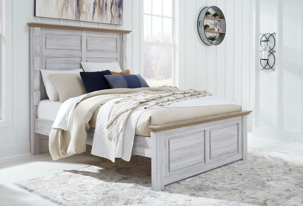 Haven Bay Queen Panel Bed with Mirrored Dresser, Chest and Nightstand Factory Furniture Mattress & More - Online or In-Store at our Phillipsburg Location Serving Dayton, Eaton, and Greenville. Shop Now.