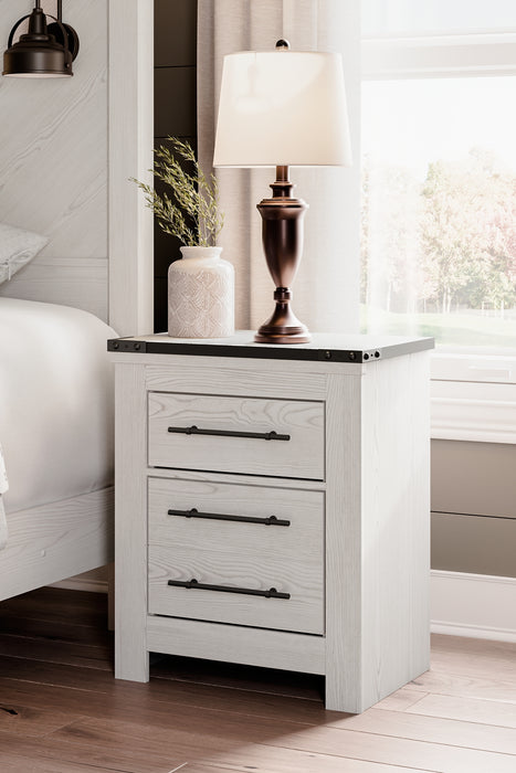 Schoenberg Queen Panel Bed with Mirrored Dresser, Chest and 2 Nightstands Factory Furniture Mattress & More - Online or In-Store at our Phillipsburg Location Serving Dayton, Eaton, and Greenville. Shop Now.