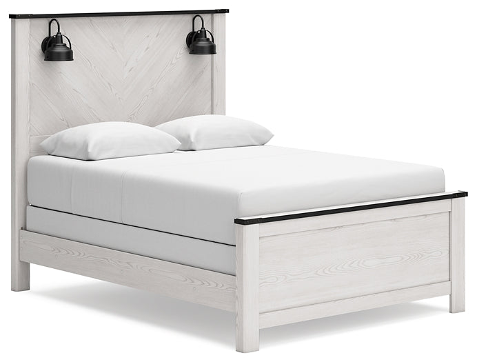 Schoenberg Queen Panel Bed with Mirrored Dresser and Chest Factory Furniture Mattress & More - Online or In-Store at our Phillipsburg Location Serving Dayton, Eaton, and Greenville. Shop Now.