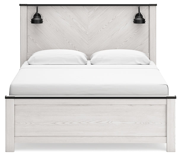 Schoenberg King Panel Bed with Dresser Factory Furniture Mattress & More - Online or In-Store at our Phillipsburg Location Serving Dayton, Eaton, and Greenville. Shop Now.