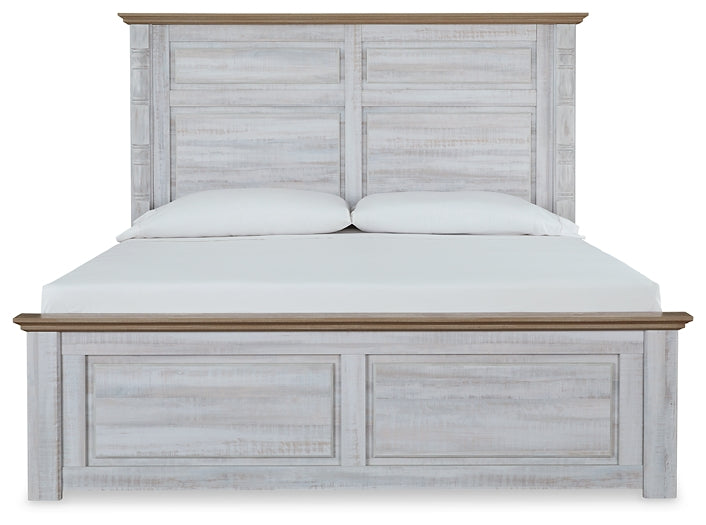 Haven Bay King Panel Bed with Mirrored Dresser and Chest Factory Furniture Mattress & More - Online or In-Store at our Phillipsburg Location Serving Dayton, Eaton, and Greenville. Shop Now.