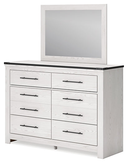 Schoenberg King Panel Bed with Mirrored Dresser, Chest and Nightstand Factory Furniture Mattress & More - Online or In-Store at our Phillipsburg Location Serving Dayton, Eaton, and Greenville. Shop Now.