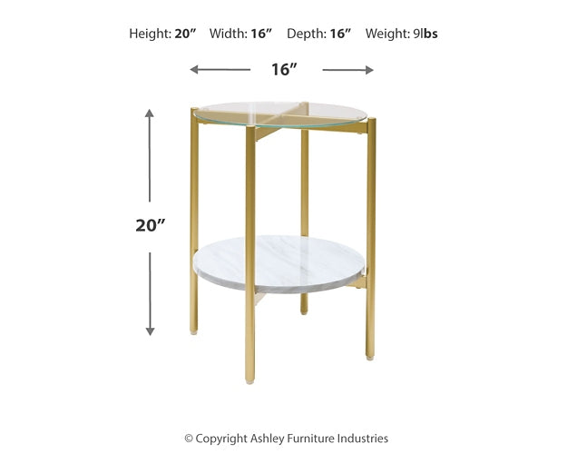 Wynora Round End Table Factory Furniture Mattress & More - Online or In-Store at our Phillipsburg Location Serving Dayton, Eaton, and Greenville. Shop Now.