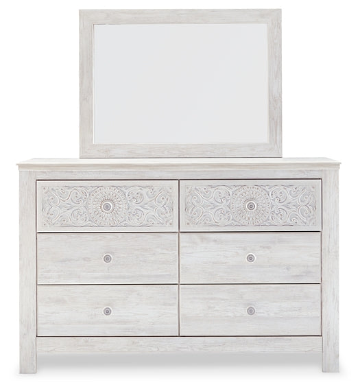 Paxberry Queen Panel Bed with Mirrored Dresser and Chest Factory Furniture Mattress & More - Online or In-Store at our Phillipsburg Location Serving Dayton, Eaton, and Greenville. Shop Now.