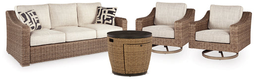 Malayah Outdoor Sofa and 2 Lounge Chairs with Fire Pit Table Factory Furniture Mattress & More - Online or In-Store at our Phillipsburg Location Serving Dayton, Eaton, and Greenville. Shop Now.