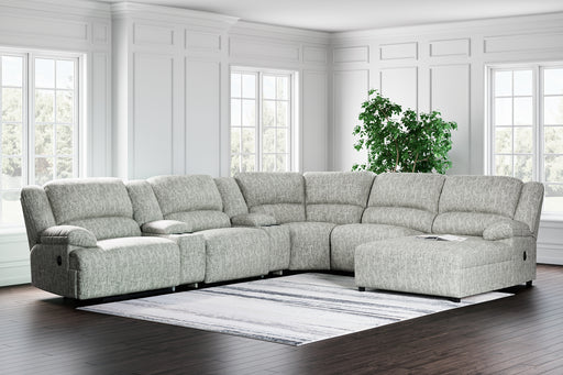 McClelland 7-Piece Reclining Sectional with Chaise Factory Furniture Mattress & More - Online or In-Store at our Phillipsburg Location Serving Dayton, Eaton, and Greenville. Shop Now.