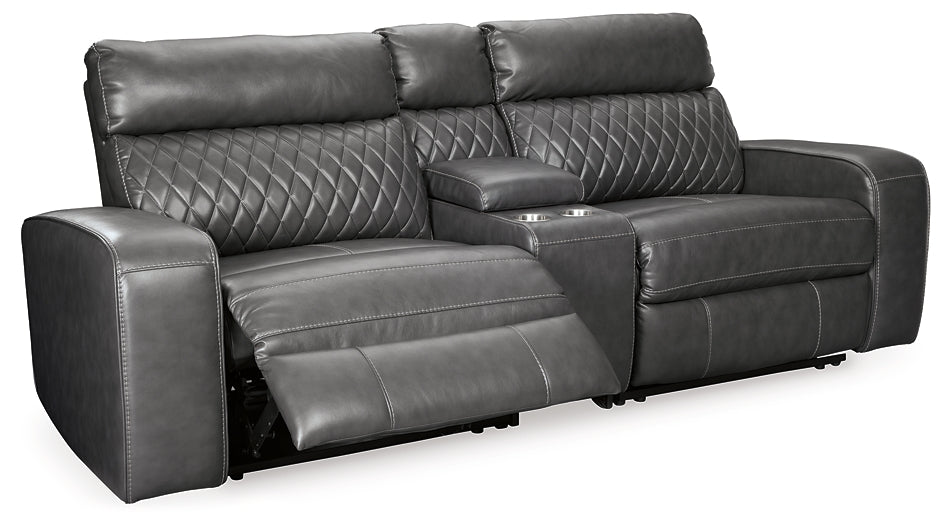 Samperstone 3-Piece Power Reclining Sectional Factory Furniture Mattress & More - Online or In-Store at our Phillipsburg Location Serving Dayton, Eaton, and Greenville. Shop Now.