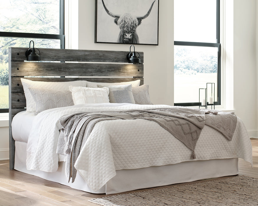 Baystorm King Panel Headboard with Mirrored Dresser, Chest and 2 Nightstands Factory Furniture Mattress & More - Online or In-Store at our Phillipsburg Location Serving Dayton, Eaton, and Greenville. Shop Now.