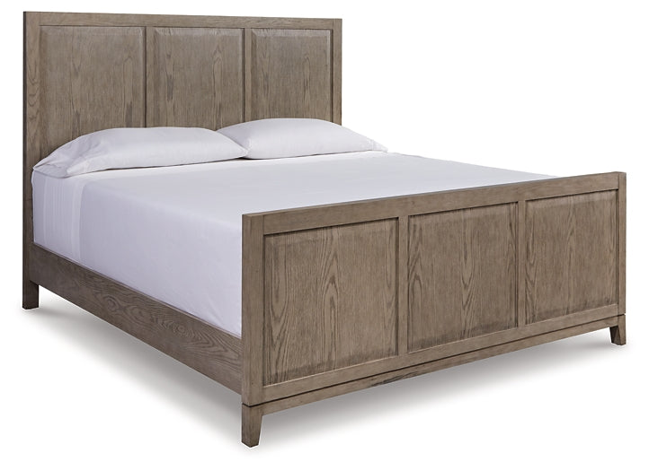 Chrestner Queen Panel Bed with Mirrored Dresser and Chest Factory Furniture Mattress & More - Online or In-Store at our Phillipsburg Location Serving Dayton, Eaton, and Greenville. Shop Now.