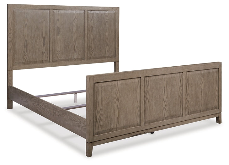 Chrestner Queen Panel Bed with Mirrored Dresser and Chest Factory Furniture Mattress & More - Online or In-Store at our Phillipsburg Location Serving Dayton, Eaton, and Greenville. Shop Now.
