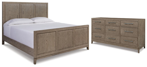 Chrestner King Panel Bed with Dresser Factory Furniture Mattress & More - Online or In-Store at our Phillipsburg Location Serving Dayton, Eaton, and Greenville. Shop Now.