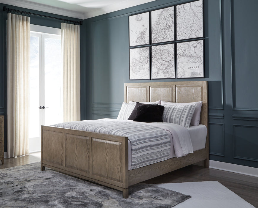 Chrestner King Panel Bed with Mirrored Dresser and Chest Factory Furniture Mattress & More - Online or In-Store at our Phillipsburg Location Serving Dayton, Eaton, and Greenville. Shop Now.