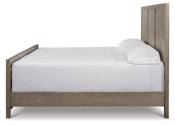 Chrestner California King Panel Bed with Dresser Factory Furniture Mattress & More - Online or In-Store at our Phillipsburg Location Serving Dayton, Eaton, and Greenville. Shop Now.