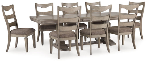 Lexorne Dining Table and 8 Chairs Factory Furniture Mattress & More - Online or In-Store at our Phillipsburg Location Serving Dayton, Eaton, and Greenville. Shop Now.