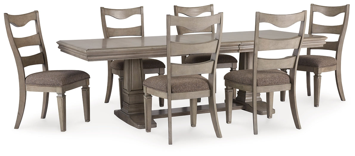 Lexorne Dining Table and 6 Chairs Factory Furniture Mattress & More - Online or In-Store at our Phillipsburg Location Serving Dayton, Eaton, and Greenville. Shop Now.