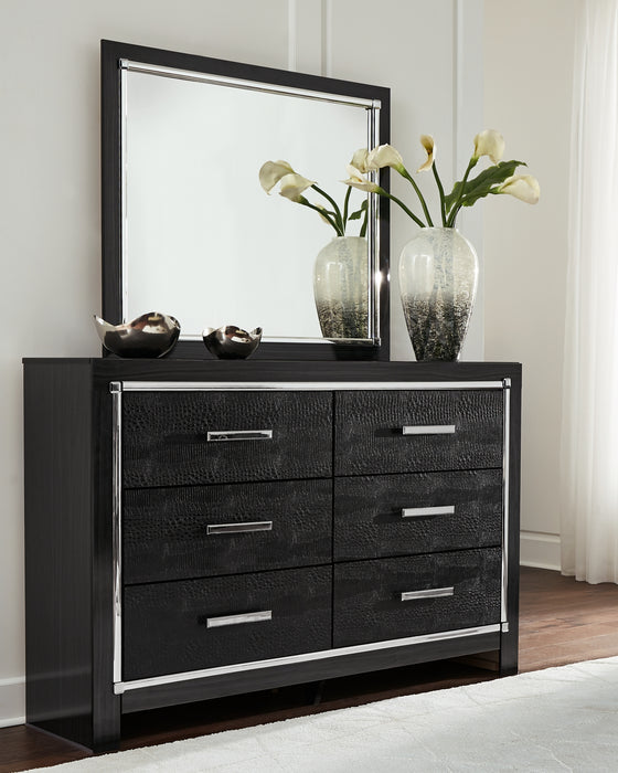 Kaydell Queen Upholstered Panel Bed with Mirrored Dresser, Chest and Nightstand Factory Furniture Mattress & More - Online or In-Store at our Phillipsburg Location Serving Dayton, Eaton, and Greenville. Shop Now.