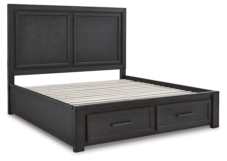 Foyland California King Panel Storage Bed with Mirrored Dresser and Chest Factory Furniture Mattress & More - Online or In-Store at our Phillipsburg Location Serving Dayton, Eaton, and Greenville. Shop Now.
