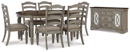 Lodenbay Dining Table and 6 Chairs with Storage Factory Furniture Mattress & More - Online or In-Store at our Phillipsburg Location Serving Dayton, Eaton, and Greenville. Shop Now.