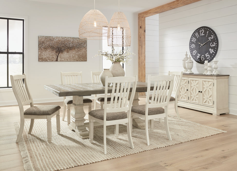 Bolanburg Dining Table and 6 Chairs with Storage Factory Furniture Mattress & More - Online or In-Store at our Phillipsburg Location Serving Dayton, Eaton, and Greenville. Shop Now.