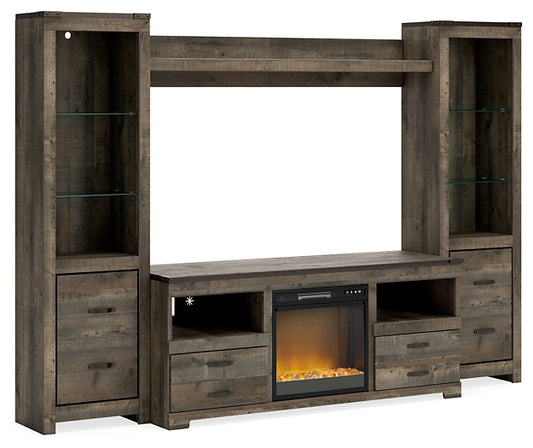 Trinell 4-Piece Entertainment Center with Electric Fireplace Factory Furniture Mattress & More - Online or In-Store at our Phillipsburg Location Serving Dayton, Eaton, and Greenville. Shop Now.
