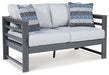 Amora Outdoor Loveseat with Coffee Table Factory Furniture Mattress & More - Online or In-Store at our Phillipsburg Location Serving Dayton, Eaton, and Greenville. Shop Now.