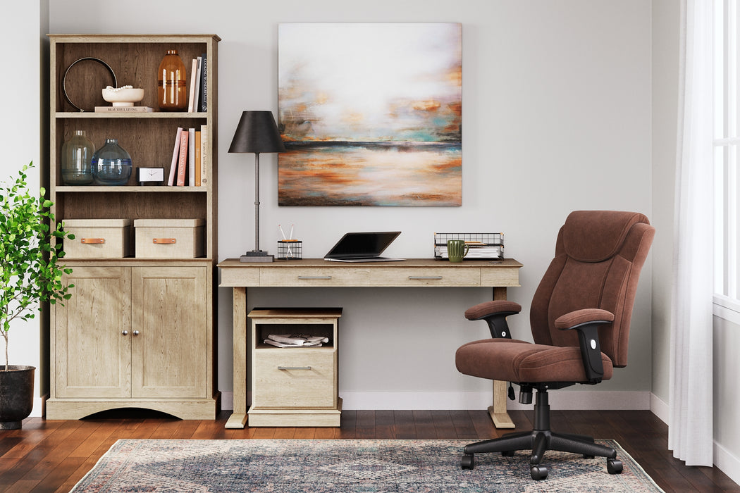 Elmferd Home Office Desk and Storage Factory Furniture Mattress & More - Online or In-Store at our Phillipsburg Location Serving Dayton, Eaton, and Greenville. Shop Now.