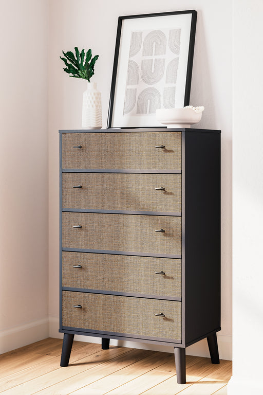 Charlang Five Drawer Chest Factory Furniture Mattress & More - Online or In-Store at our Phillipsburg Location Serving Dayton, Eaton, and Greenville. Shop Now.