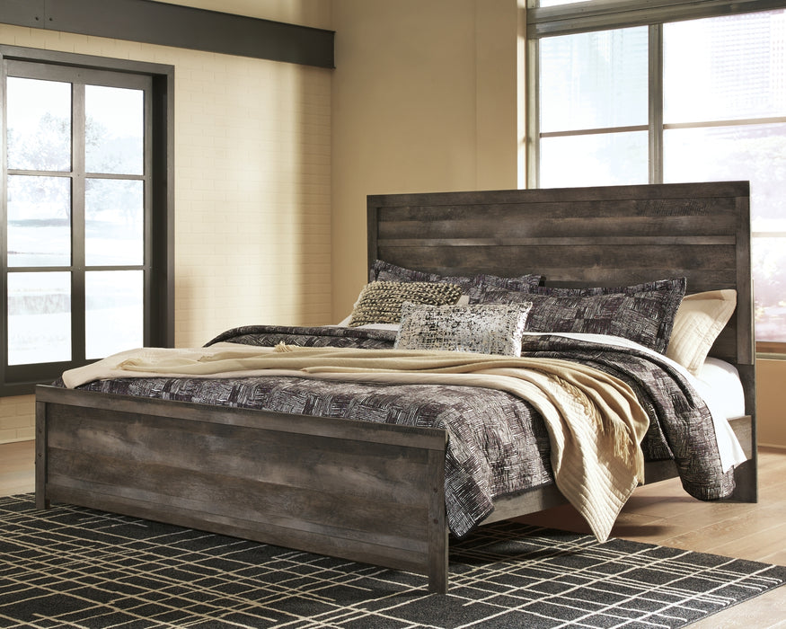 Wynnlow King Panel Bed with Mirrored Dresser, Chest and 2 Nightstands Factory Furniture Mattress & More - Online or In-Store at our Phillipsburg Location Serving Dayton, Eaton, and Greenville. Shop Now.