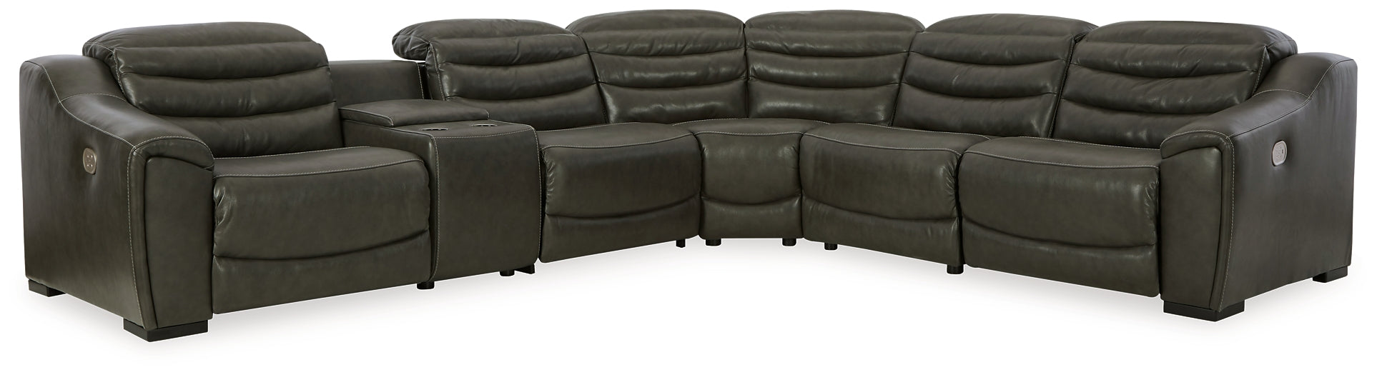 Center Line 6-Piece Sectional with Recliner