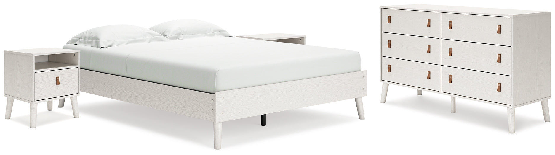 Aprilyn Queen Platform Bed with Dresser and 2 Nightstands
